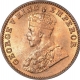 Bronze One Quarter Anna Coin of King George V of Bombay Mint of 1930.