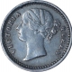 Silver Two Annas Coin of Victoria Queen of Bombay Mint of 1841.