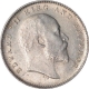 Silver Two Annas Coin of King Edward VII of Calcutta Mint of 1905.