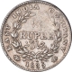 Silver Quarter Rupee Coin of King William IIII of Calcutta Mint of 1835.