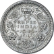 Silver Quarter Rupee Coin of King George VI of Calcutta Mint of 1942.