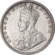 Silver Half Rupee Coin of King George V of Bombay Mint of 1924.