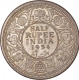 Silver Half Rupee Coin of King George V of Calcutta Mint of 1934.