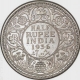 Silver Half Rupee Coin of King George V of Calcutta Mint of 1936.