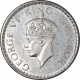 Silver Half Rupee Coin of King George VI of Calcutta Mint of 1940.