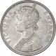 Silver One Rupee Coin of Victoria Empress of Bombay Mint of 1889.