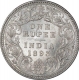 Silver One Rupee Coin of Victoria Empress of Bombay Mint of 1893.