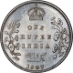 Silver One Rupee Coin of King Edward VII of Calcutta Mint of 1907.