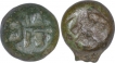 Cast Copper Coins of Vidarbha Kingdom of Bhadra and Mitra Dynasty.