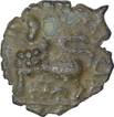 Potin Coin of Satkarni I of Junnar Region of Satavahanas Dynasty.