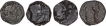 Copper Drachma Coins of Rajuvula Satrapas.