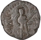 Copper One Fourth Coin of Kanishka of Kushan Dynasty.