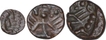 Copper Coins of Krishnadevaraya of Tuluva Dynasty of Vijayanagara Empire.