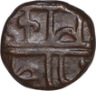 Copper Kasu Coin of Krishnadevaraya of Tuluva Dynasty of Vijayanagara Empire.