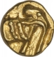 Gold Quarter Fanam Coin of Western Ganga Dynasty.