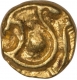 Gold Quarter Fanam Coin of Western Ganga Dynasty.