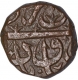 Copper Two Third Falus Coin of Burhan Nizam Shah III of Ahmadnagar Sultanate.