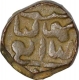 Copper Two Third Gani Coin of Mahmud Shah of Bahmani Sultanate.