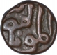 Copper One Third Gani Coin of Kalim Allah Shah of Bahamani Sultanate.