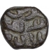 Copper Quarter Tanka Coin of Ibrahim Shah Lodi of Delhi Sultanate.