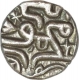 Silver Quarter Tanka Coin of Nasir ud din Mahmud shah I of Gujarat Sultanate.