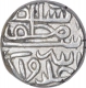 Silver Half Tanka Coin of Shams Ud Din Muzaffar II of Gujarat Sultanate.