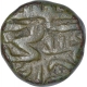 Copper Half Falus Coin of Ghiyath ud din Ahmad III of Gujarat Sultanate.