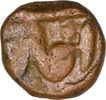 Copper Half Dam Coin of Akbar of Ujjain Mint of Shahrewar Month.