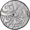 Silver One Rupee Coin of Akbar of Lahore Mint of Ardibihisht Month.