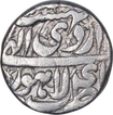 Silver One Rupee Coin of Akbar of Lahore Mint of Ardibihisht Month.