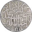 Silver One Rupee Coin of Akbar of Kalima Type.