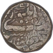 Error Copper One Dam Coin of Jahangir of Agra Mint.