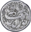 Silver One Rupee Coin of Jahangir of Lahore Mint of Azar Month.