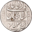 Silver One Rupee Coin of Shah jahan of Lahore Mint.