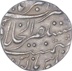 Silver One Rupee Coin of Aurangzeb Alamgir of Akbarabad Mustaqir al khilafa Mint.
