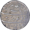 Silver One Rupee Coin of Aurangzeb of Kanbayat Mint.