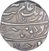 Silver One Rupee Coin of Aurangzeb of Lakhnau Mint.