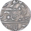 Silver One Rupee Coin of Aurangzeb Alamgir of Lakhnau Mint.