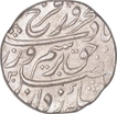 Silver One Rupee Coin of Farukhsiyar of Burhanpur Mint.