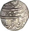 Silver One Rupee Coin of Alamgir II of Dar ul Sultanat Lahore Mint.