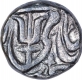 Silver One Rupee Coin of Srinagar Mint of Maratha Confederacy.