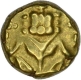 Gold Fanam coin  of  Kanteerava Narasaraja Wadiyar I of Mysore Kingdom.