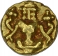 Gold Fanam Coin of Kanteerava Narasaraja Wadiyar I of  Mysore Kingdom.