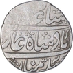 Silver One Rupee Coin of Muradabad Mint of Rohilkhand State.