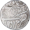 Silver One Rupee Coin of Muradabad Mint of Rohilkhand State.