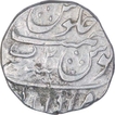 Silver One Rupee Coin of Muradabad Mint of Rohilkhand State.