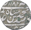 Silver one Rupee Coin of Akbarabad Mint of Bharatpur State.