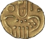 Gold Fanam Coin of Viraraya of Cochin State.