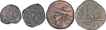 Copper Paisa Coins of Jayaji Rao of Burhanpur Mint of Gwalior State.