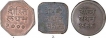 Copper Anna Coins of Bhupal Singh of Mewar State.